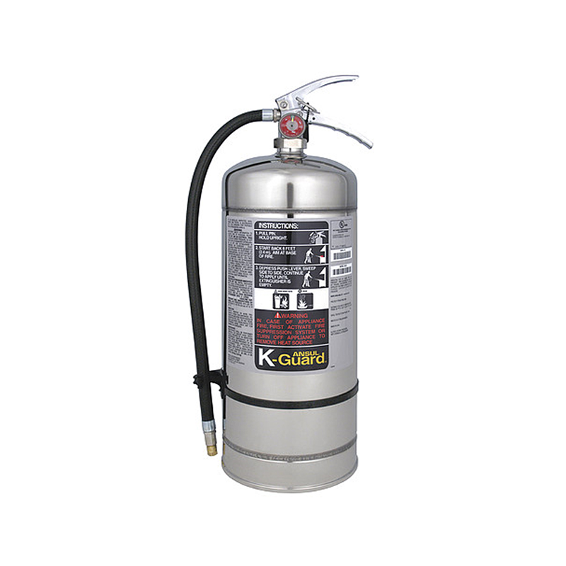 Extintor de incendios Clase K Ansul K-Guard para grasas y aceites de cocina comercial Grupo Sardex.