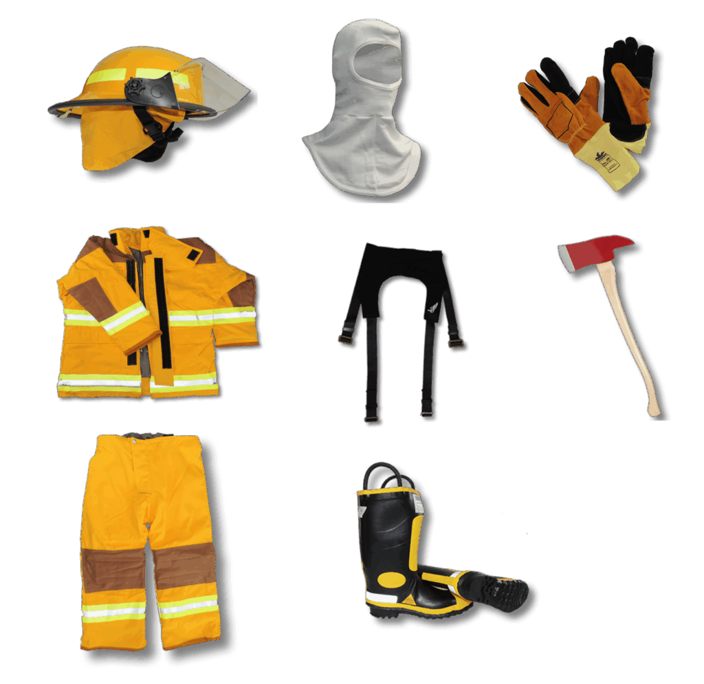 Traje de bombero estructural para brigadista industrial certificado por NFPA y Protección Civil