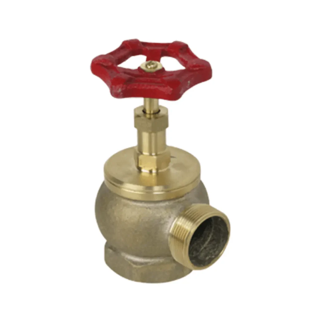Válvula de globo angular de bronce para hidrante contra incendio Grupo Sardex