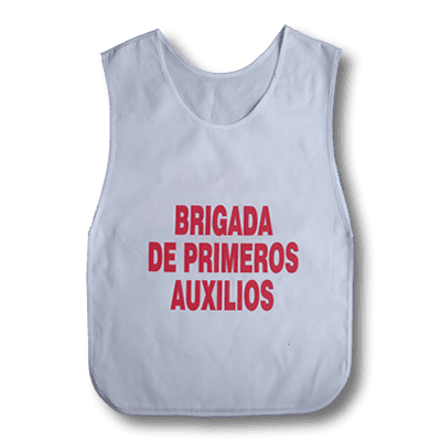 Casaca Brigada Primeros Auxilios