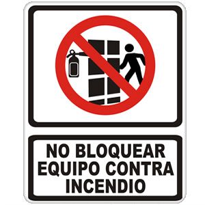 No Bloquear Equipo Contra Incendio