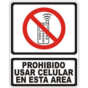 Prohibido Usar Celular