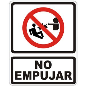 No Empujar