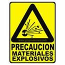 Precaución Materiales Explosivos