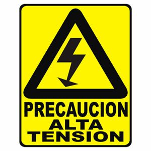 Precaución Alta Tensión
