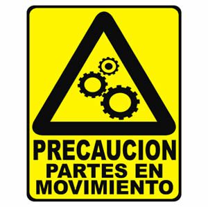 Precaución Partes en Movimiento