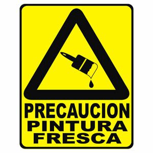 Precaución Pintura Fresca