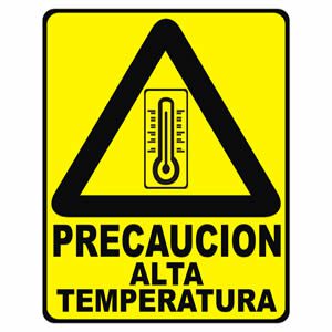 Precaución Alta Temperatura