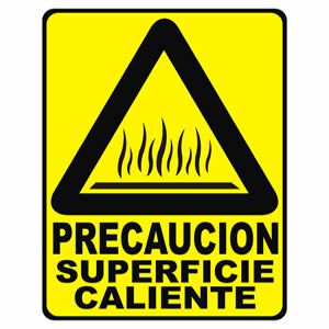 Precaución Superficie Caliente