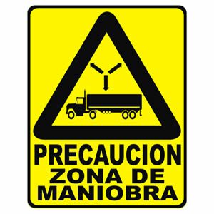 Precaución Zona de Maniobra
