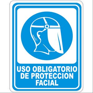 Uso Obligatorio de Protección Facial