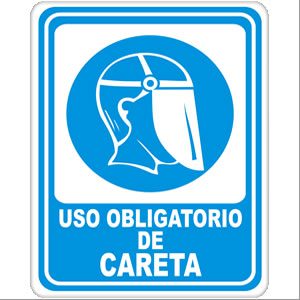Uso Obligatorio de Careta