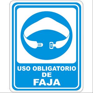 Uso Obligatorio de Faja
