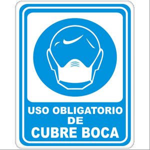 Uso Obligatorio de Cubre Boca
