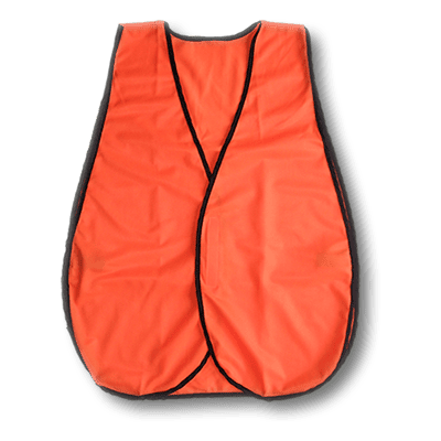 Chaleco Tela Naranja