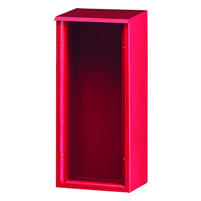 Gabinete contra incendio para extintor sin puerta de 9 y 12 kg