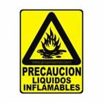 Precaución Líquidos Inflamables