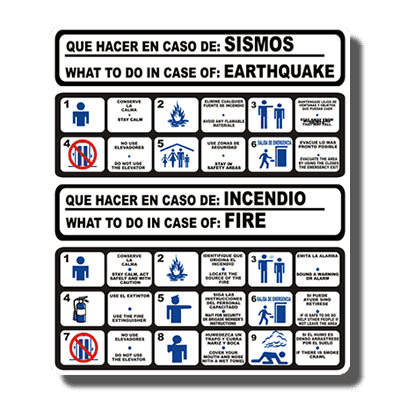 Sismo o incendio