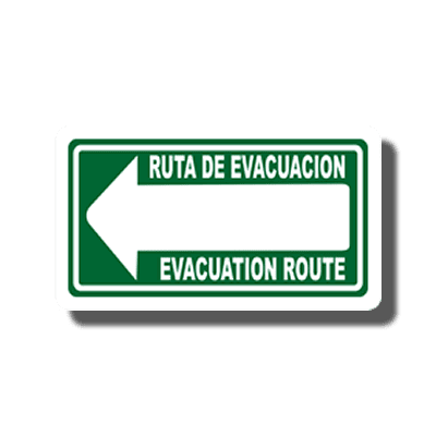Ruta evacuación
