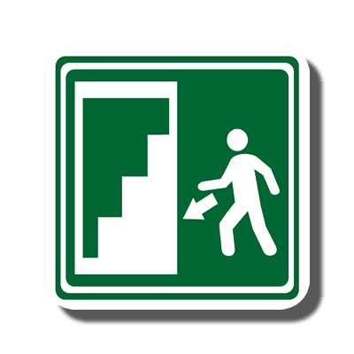 Ruta escalera izquierda
