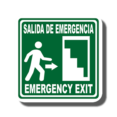 Salida escalera derecha
