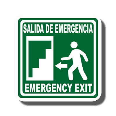 Salida escalera izquierda