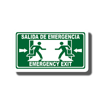 Salida emergencia horizontal