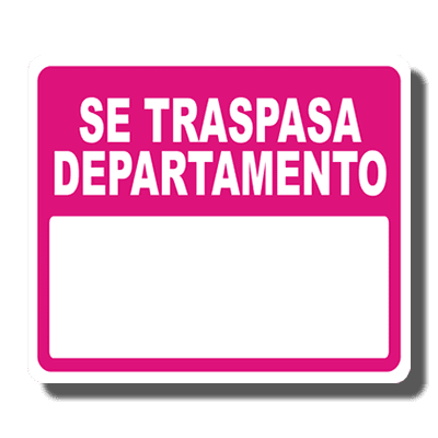 Se traspasa departamento