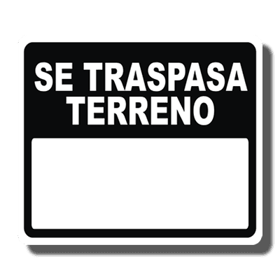 Se traspasa terreno