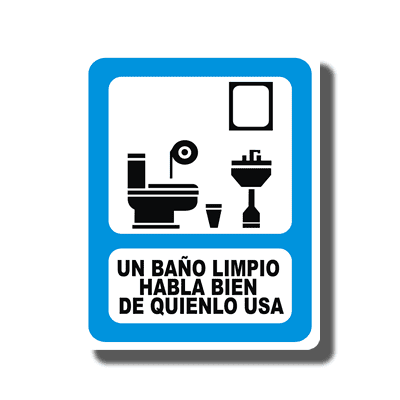 Baño limpio