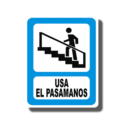 Usa pasamanos